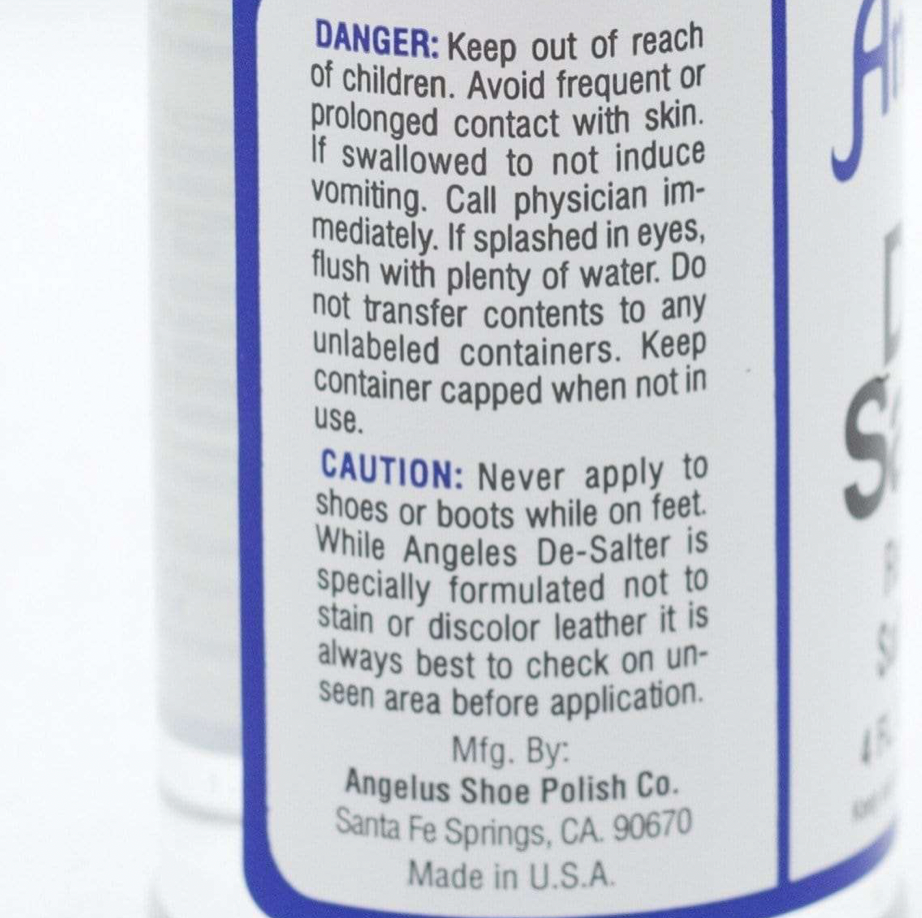 Produit pour éliminer le sel des chaussures